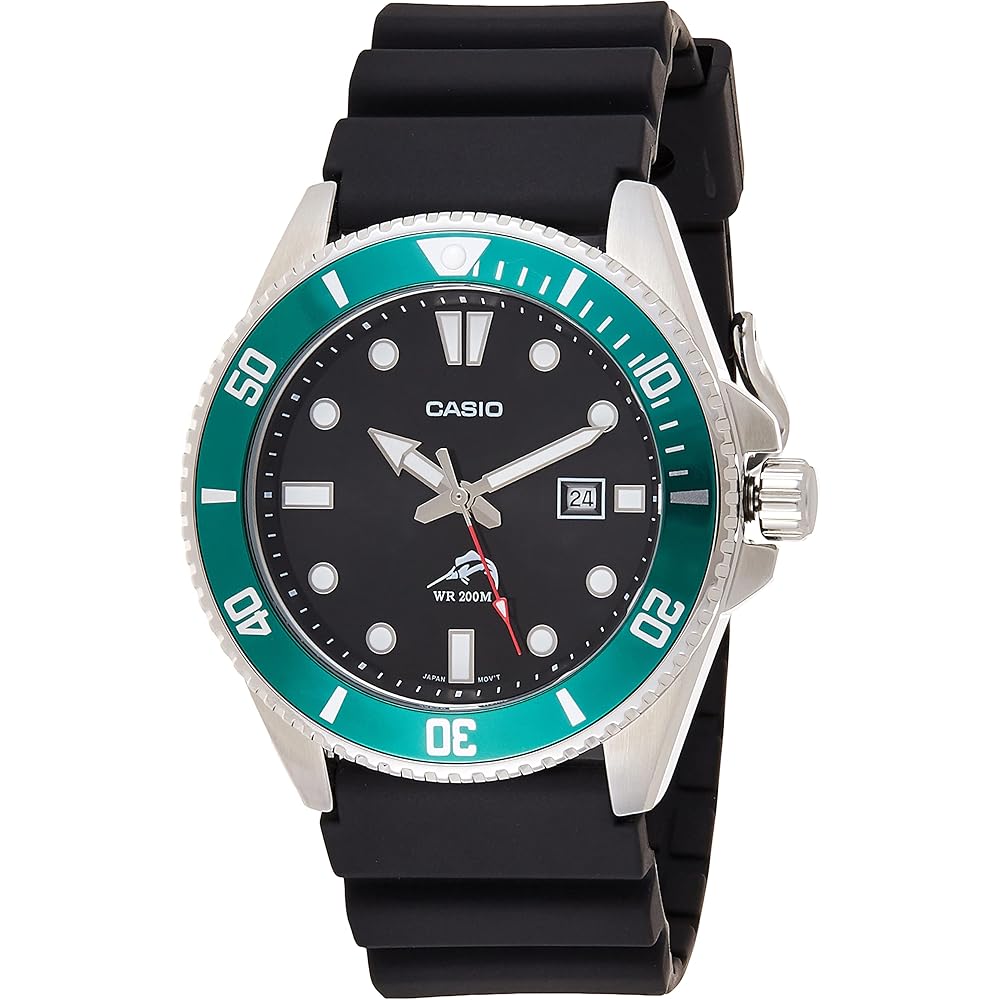 

Casio MDV-106B-1A3 Diver Watch Green Men s International Model