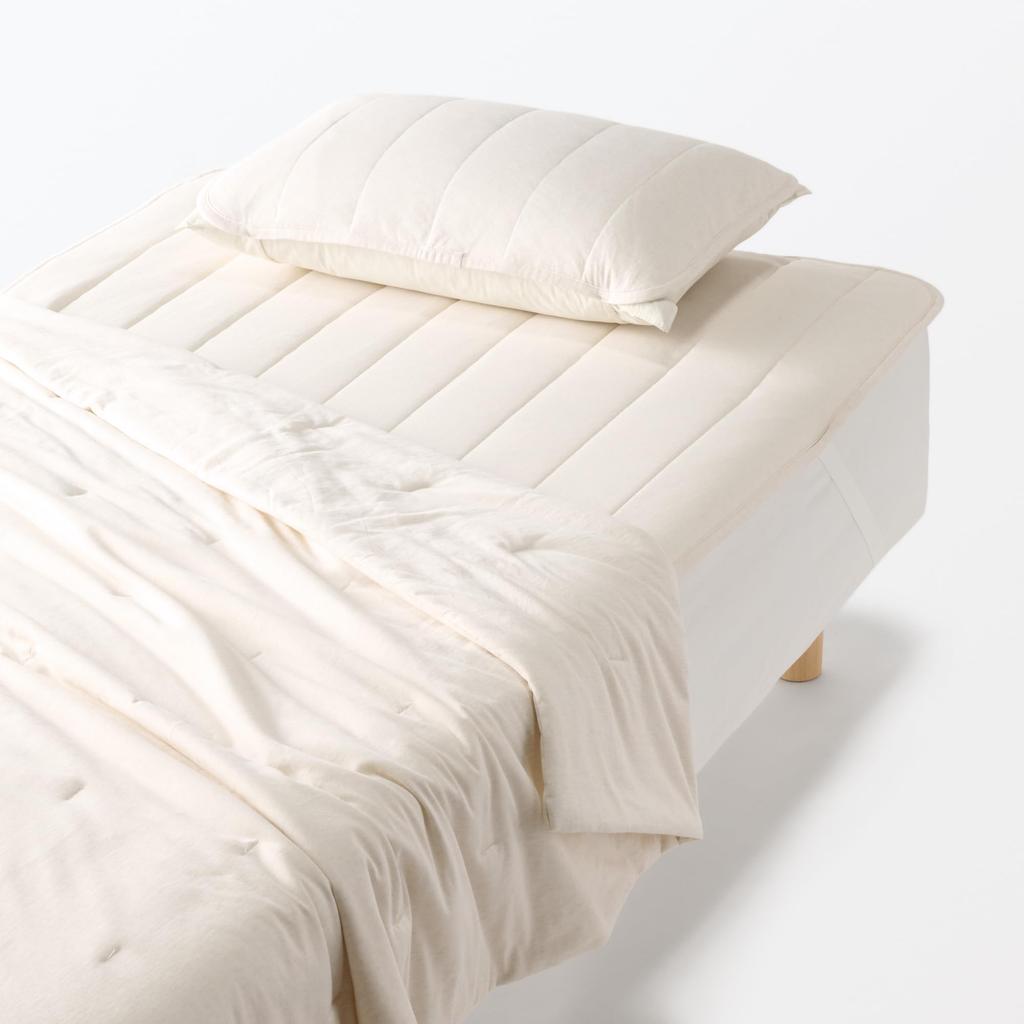 MUJI Cooling Cotton String Pillow 43 x 76196525 Pad, 63cm, Ivory,