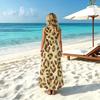 Women's Sleeveless Leopard Print Dress Korean Casual Loose Fit Comfortable Summer Dress for Daily Outings,Beach Vacation Travel Versatile Fashion