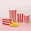 20/50pcs Popcorn Box Buckets Fries Cup Movie Night Kids Birthday Party Favors Snack Container Bag Wedding Christmas Supplies Party Decoration Props