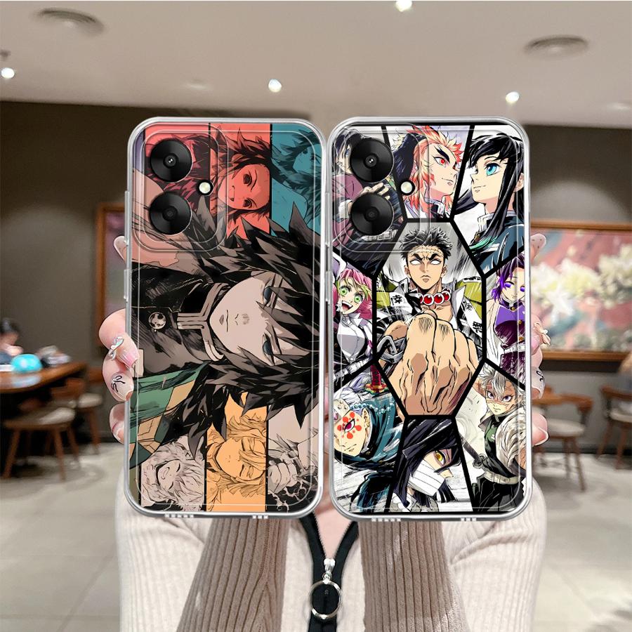 D-Demon S-Slayer Anime Case for Xiaomi Poco X3 NFC X3 Pro Soft Phone Cover