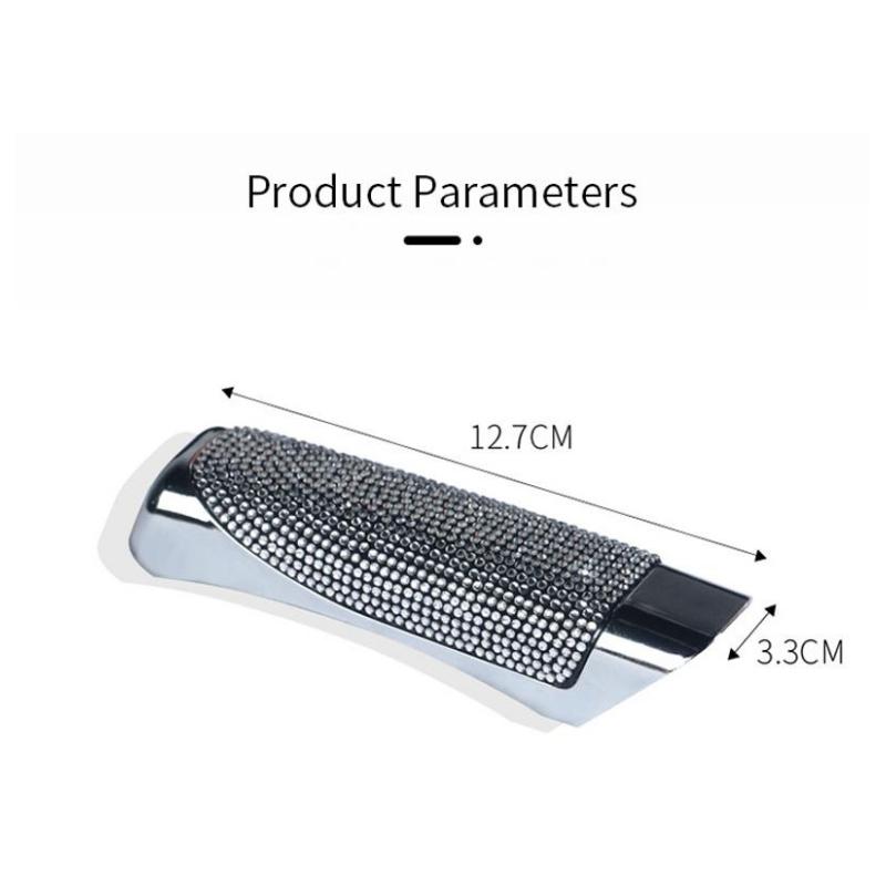 Bling Luxury Car Gears Handbrake Cover Car Decoration Car Styling Diamond Pink Black Car Assessoires Interior for Women Girls