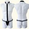 Men Sexy Thong Jumpsuit Lace Trim Bow Detail Camisole for Muscular Men Intimate Wear