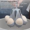 Heat-Resistant Silicone Egg Steaming Basket Multicavity Egg Cooker Holder For Boiling Eggs Household Breakfast Prep Gadget