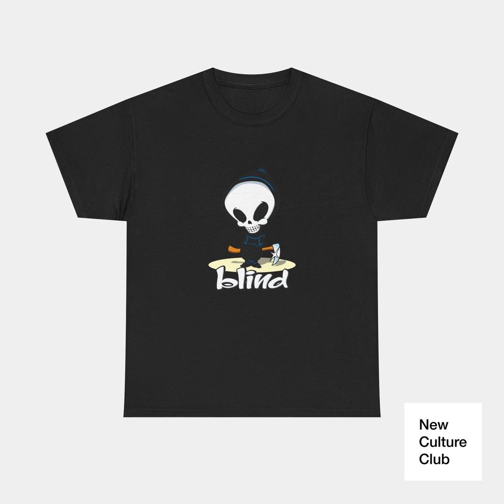 Blind Reaper Skateboard Ontwerp 90s Premium T-shirt Veel Kleuren Vintage
