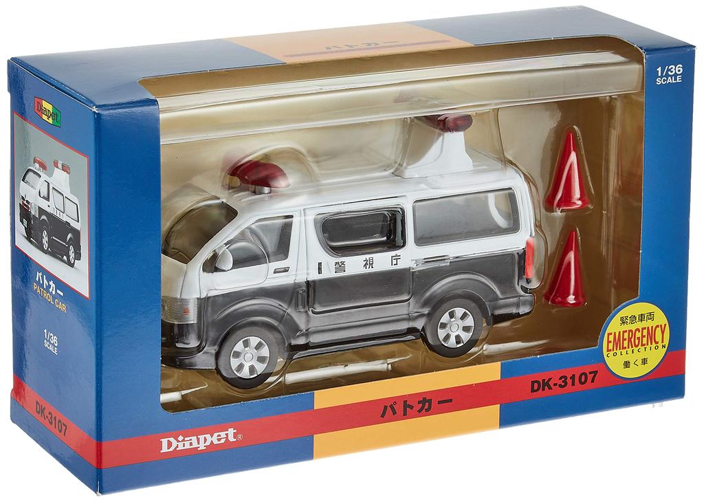 Policejní auto na diapetu DK-3107 1/36