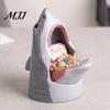 Animal Decorative Container Shark Snack Bowl Desk Organizer, Head Jewelry Candy Storage Box, Desktop for Home Office
