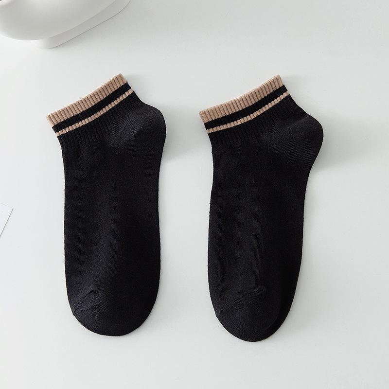 Women's Striped Comfy Ankle Socks Solid Color Socks Stockings & Hosiery