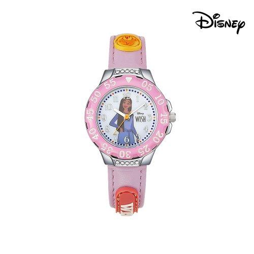 

[Disney] Disney 100th Anniversary Animation Wish Asha Children s Leather Band Wristwatch OW089AS NONE