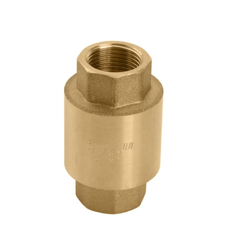 Convenient Water Pipelines Solution 3/8"/1/2"/3/4" Threaded Check Valves Water Backflow Control Valves Simple Installs