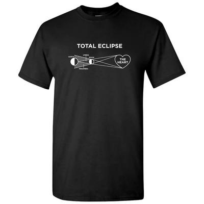 Eclissi Totale del Cuore - Diagramma Parodia Canzone Sole Luna Terra Maglietta