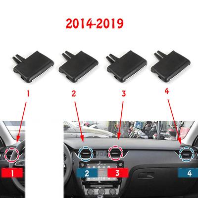 Prepínač ventilácie klimatizácie klip na kartu príchytka smeru vetra otočný gombík pre Škodu Octavia