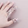 For Girls Flower Chain Temperament Korean Finger Ring Hollow Finger Jewelry Women Opening Ring
