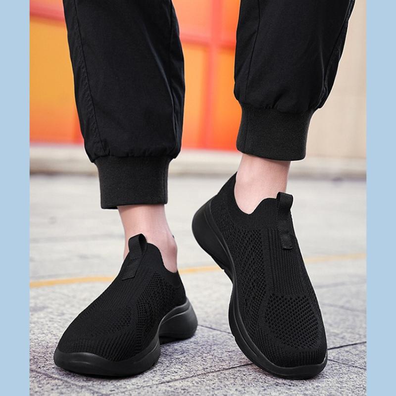 Men's Breathable Sneakers One Foot Stirrup Lazy Shoes Summer Casual Dad Walking Shoes