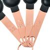 4Pcs Measuring Spoon Clear Scale Ring Buckle Comfortable Grip Plastic Food Measuring Scoop Set Kitchen Gadget Home Supplies