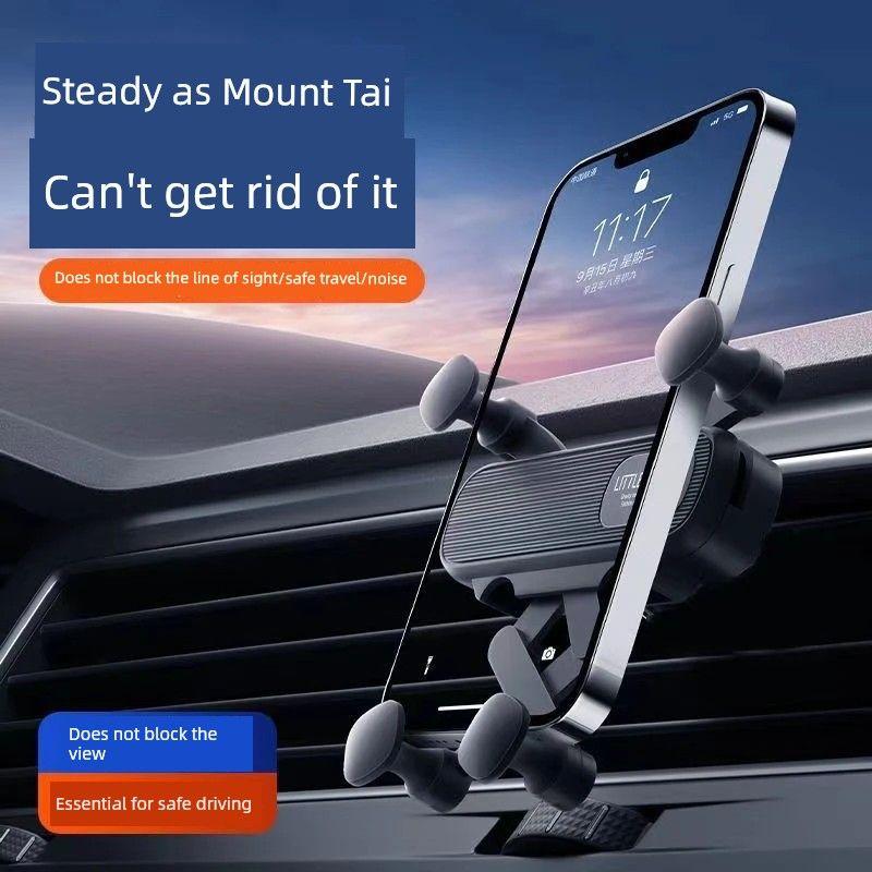 2025 New Mobile Phone Car Bracket Air Outlet Special Car Gravity Support Navigation Universal Fixed Cute