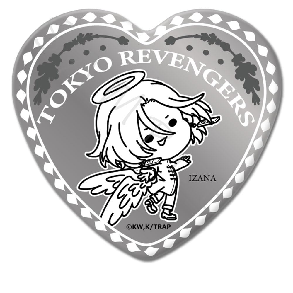 

Izana Kurokawa 6th edition can badge Mocho YM Tokyo Revengers Heart-shaped