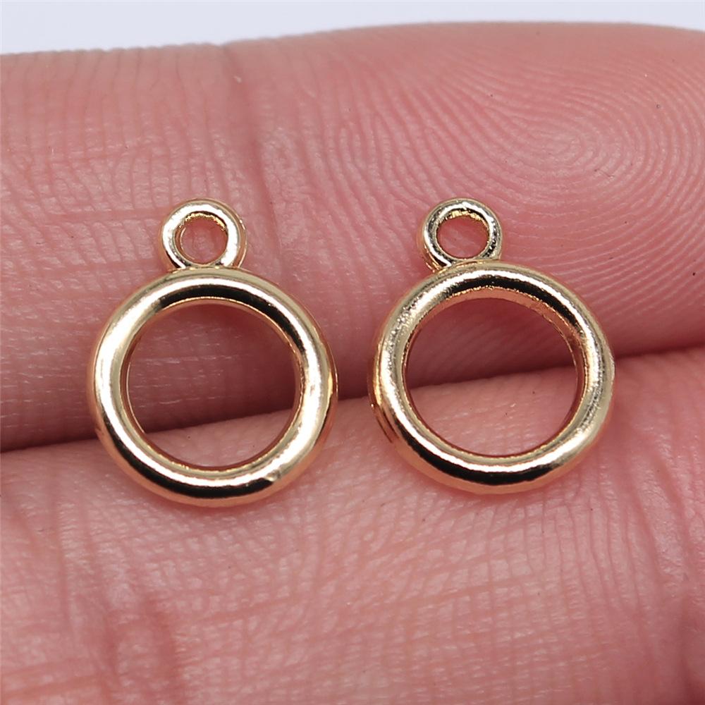 

10pcs High Quality KC Gold Color Plated Geometry Charms For Earring Making Hollow Frame Bezel Border Molds UV Epoxy Resin Molds
