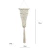 Handmade tapestry, cotton rope weaving, hanging basket, flower pot, plant mesh bag, modern bedroom, room, balcony decoration