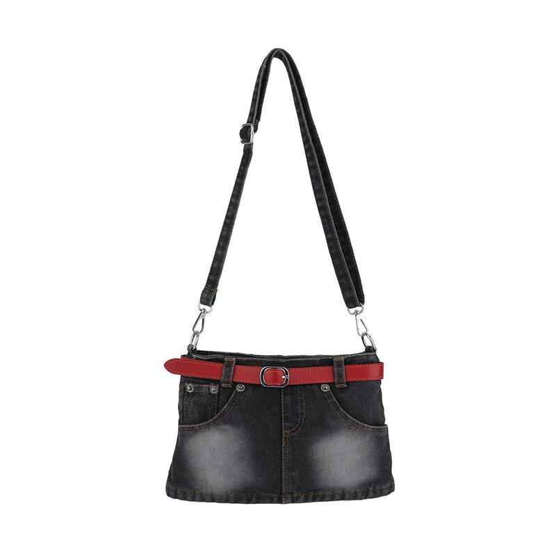 

Denim Shoulder Bag Women s Large Capacity Shoulder Bag чорний