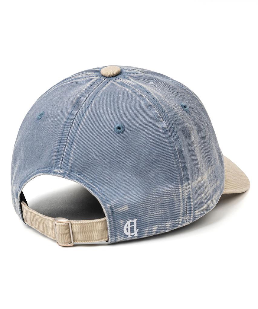 EXPRESSHOLIDAY Our Dreaming Washed Ball Cap_Dusty Blue