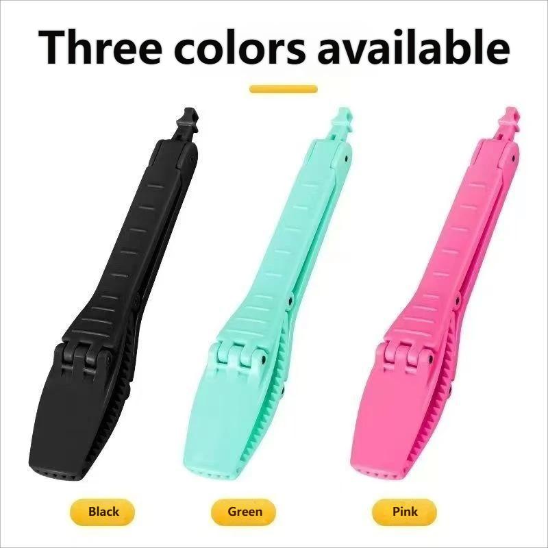 Lure Control Fish Gripper Outdoor Fishing Fish-Grasping Pliers Non-Slip Plastic Clamp Fish-Friendly Fish Holder чёрный