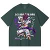 230 g/m² 100 % Baumwolle Einteiler V3 Sonnengott Nika Aufdruck Unisex Schweres Baumwoll-T-Shirt