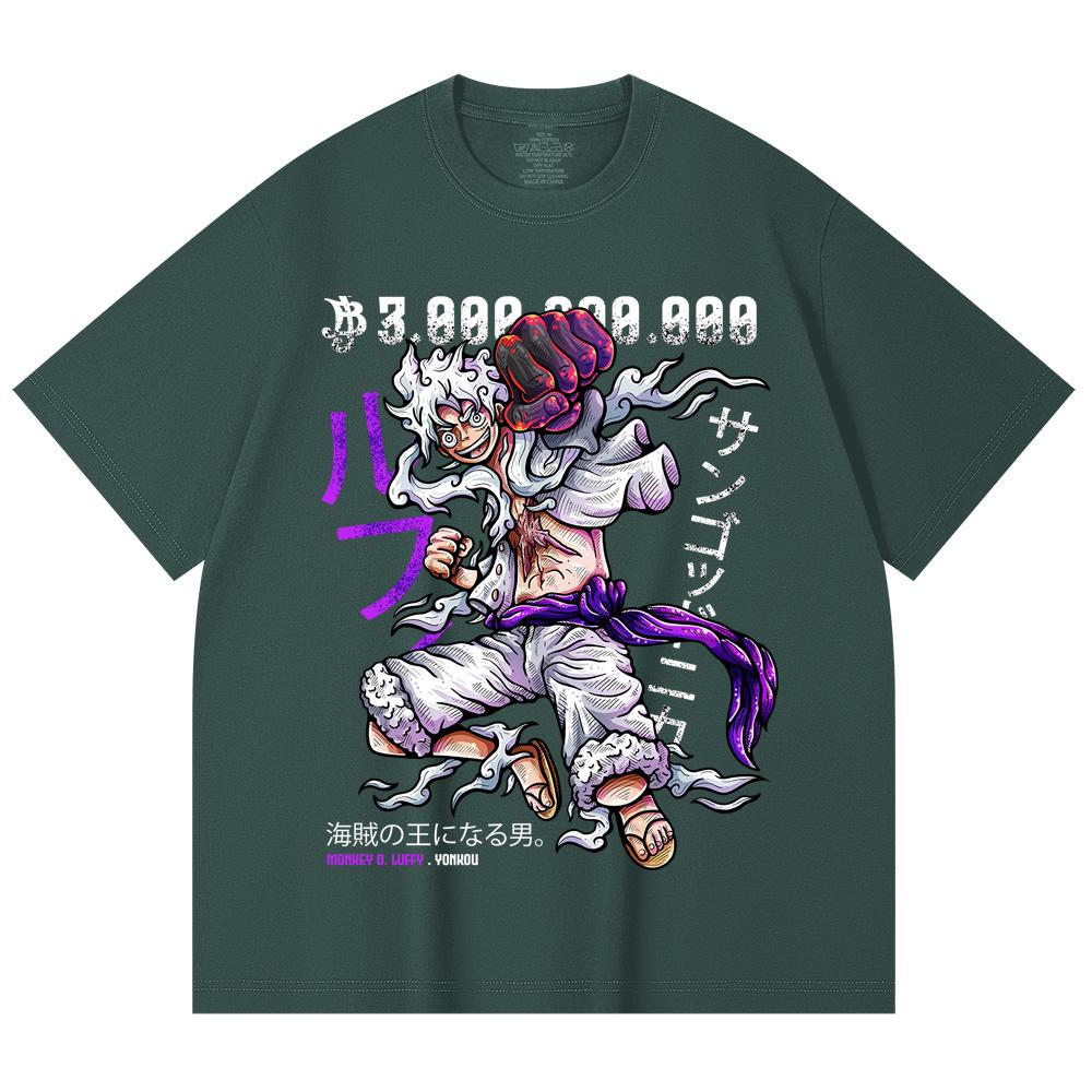 230 g/m² 100 % Baumwolle Einteiler V3 Sonnengott Nika Aufdruck Unisex Schweres Baumwoll-T-Shirt
