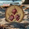 Sacred Heart Metal Wall Art 7.8 Inch Round Iron Sign Religious Rustic Home Decor Garage Cafe