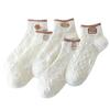 5 Pairs of Ladies Summer Cotton Lovely Shallow Mouth Short Boat Socks