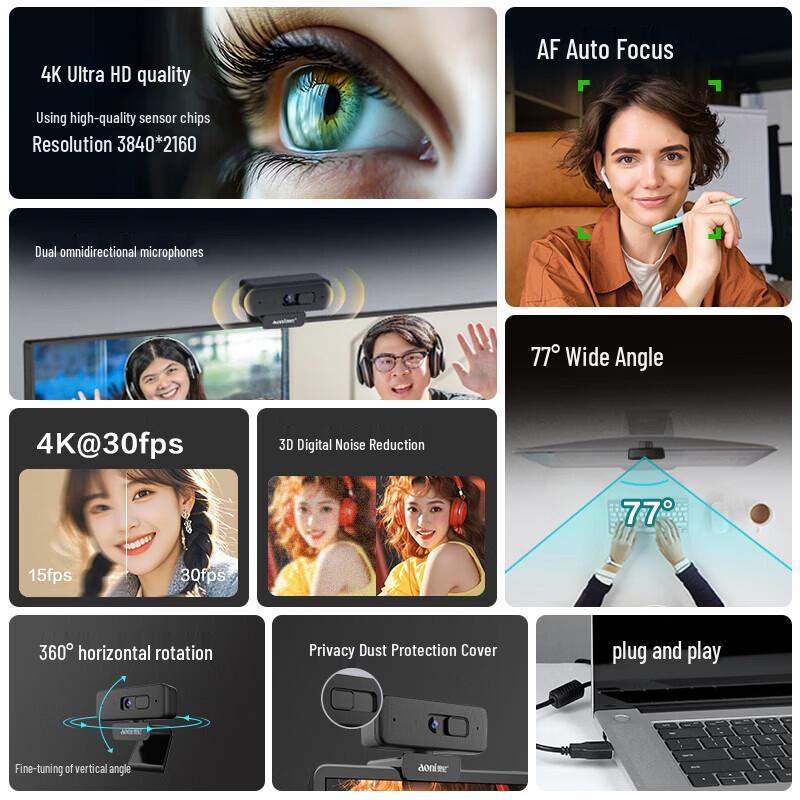 Aoni Multi-Purpose USB Webcams