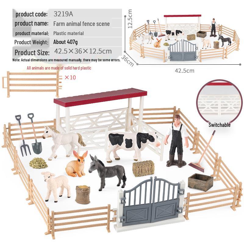 Children's Thousand-Mile Horse Simulation Model Toy and Sand Table Set