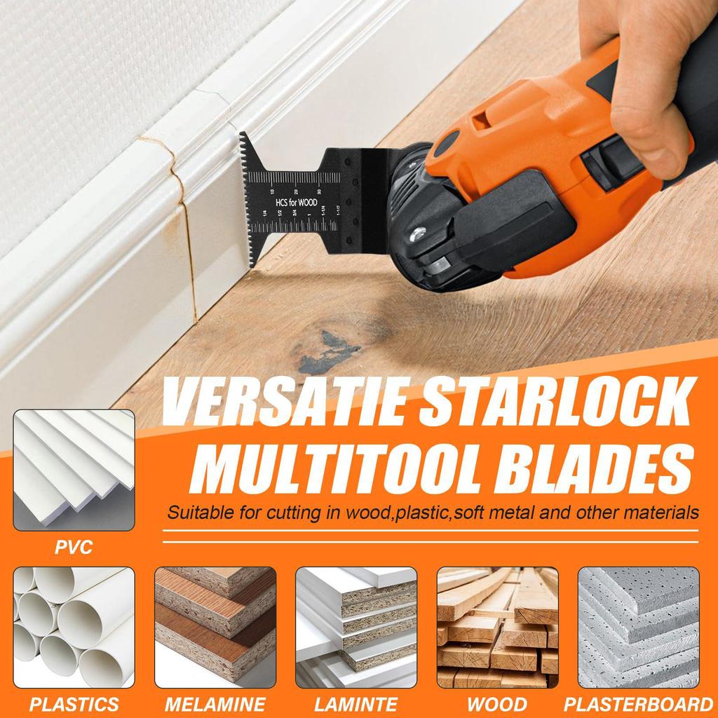 20-Piece Universal Starlock Saw Blade Set for Festool, BOSCH, Makita - 6 Specifications