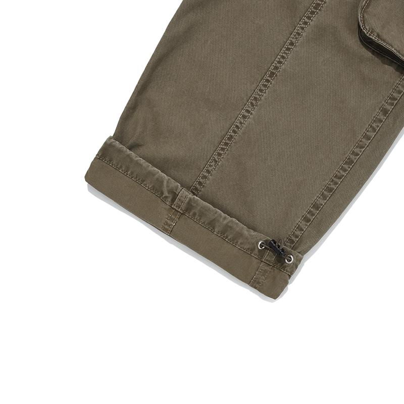 KIRSH Pigment Front Line Point Cargo Pants [Khaki]