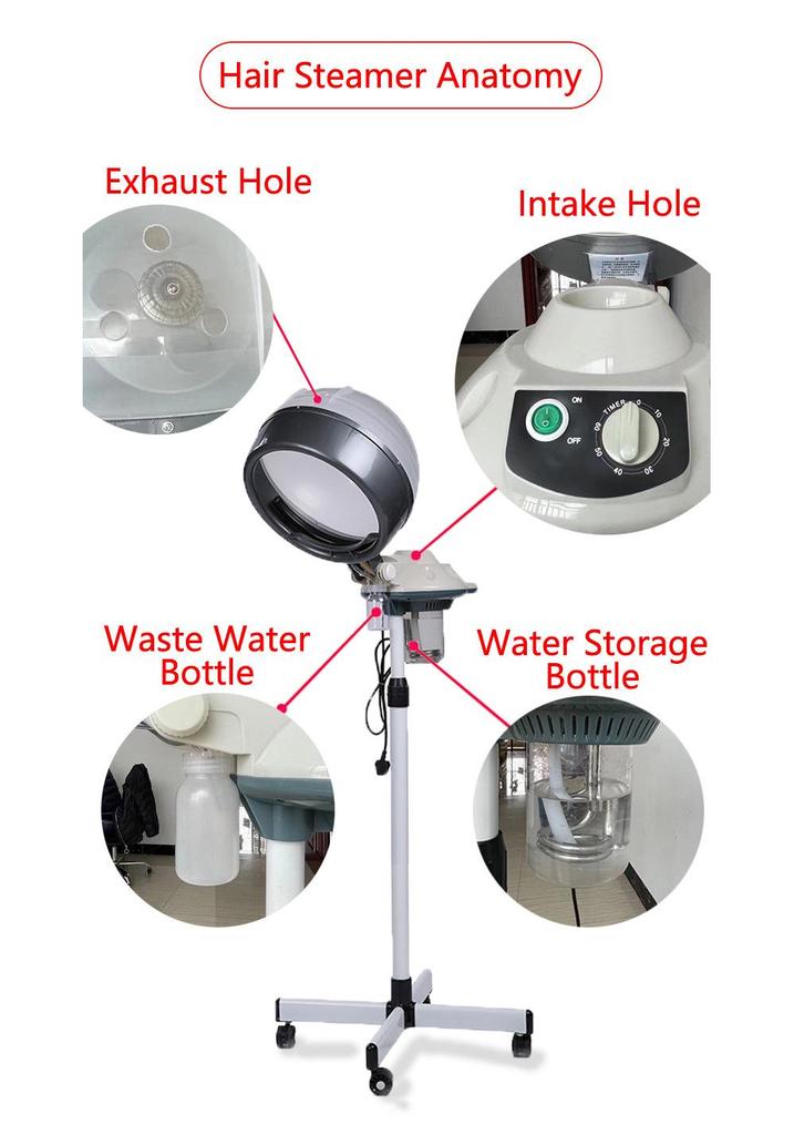 Hair Salon Steaming and Dyeing Sprayer with Water Cup