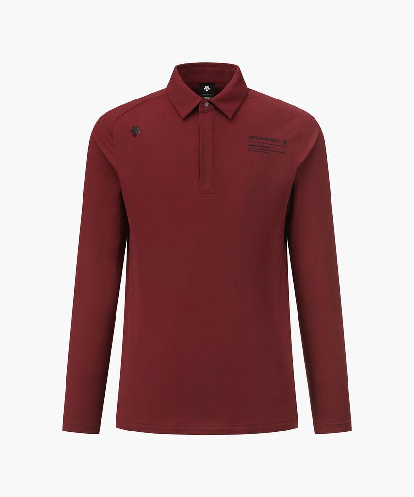 DESCENTE GOLF Men'S Signature Fleece-Lined Long Sleeve T-Shirt Dq42Mftlor