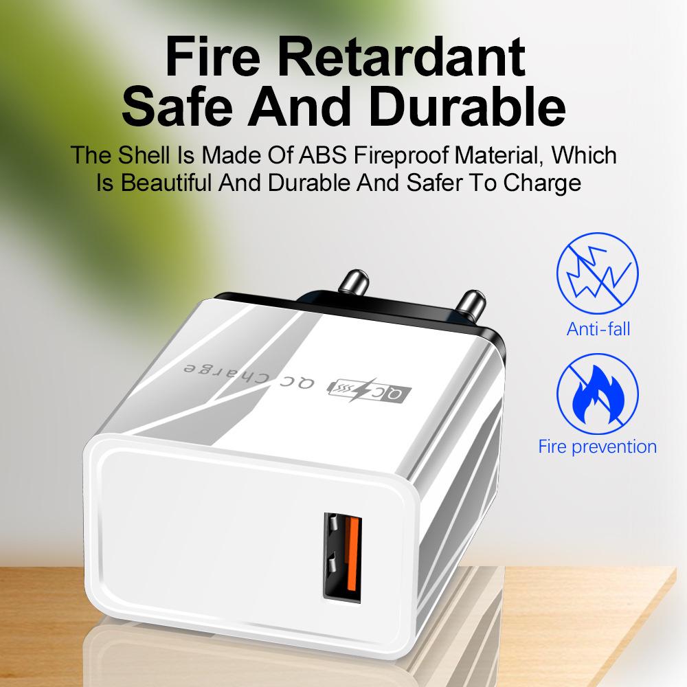 Colorful Multi-Port 4 USB Travel Charger 5V/2.4A Fast Charging, Australian Standard