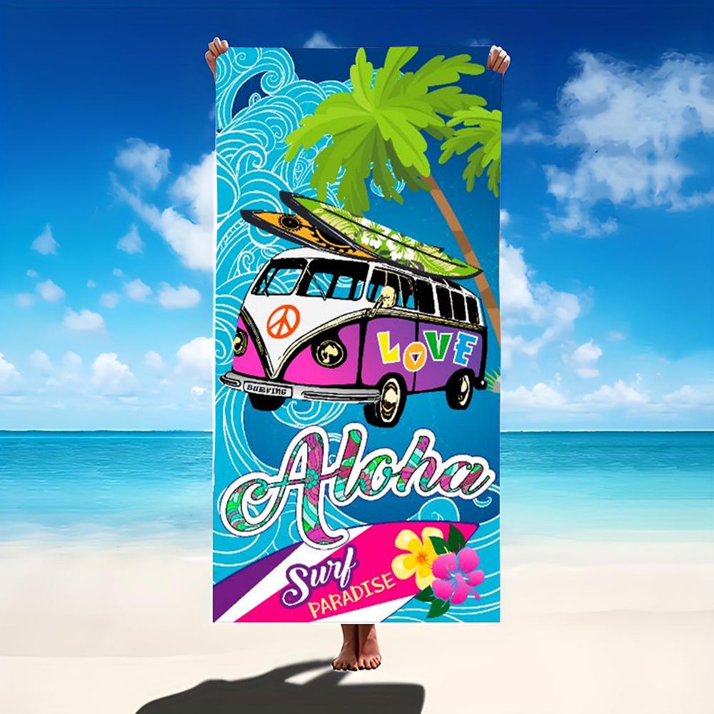 Boho Mandala Elefant Blumendruck Strandtuch, Sandblock-Stoff für Ausflüge ans Meer, Pool-Entspannung, Küstenpicknicks & Urlaub