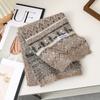 Retro Red Green Print Fashion Winter Women Knit Scarf Headscarf Casual Preppy Scarve Lady Mujer Wrap Shawl Korean New Christmas