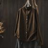 2025 Bojiafan Women's Half-High Collar Plush Sweatshirt with Stylish Colorful Buttons