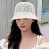 Female Spring Sun Protection Hollow Hat Summer Breathable Sun Shield Hat Versatile Fisherman Hat Bucket Hat