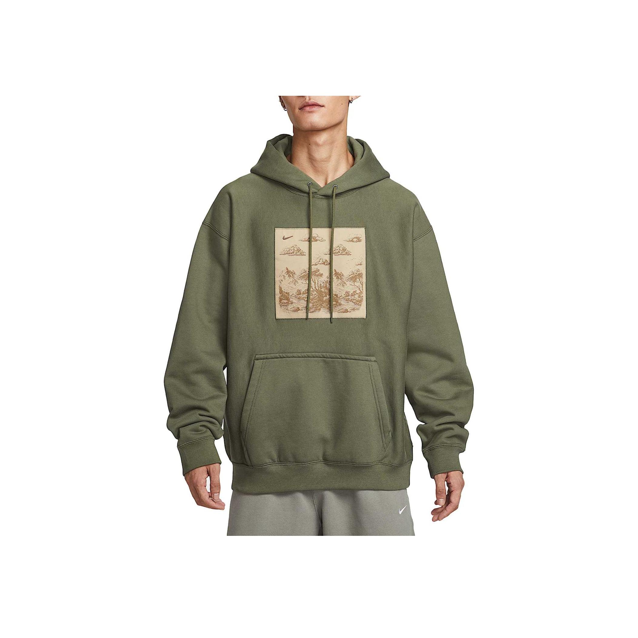 Мужская толстовка Nike Solo Swoosh, удобная, мягкая, с капюшоном, мужские худи HV4115-222 S