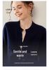 Women's Cashmere Knit Cardigan - Autumn/Winter, Single-Breasted, Round Neck, Loose Fit, Slimming, Solid Color.