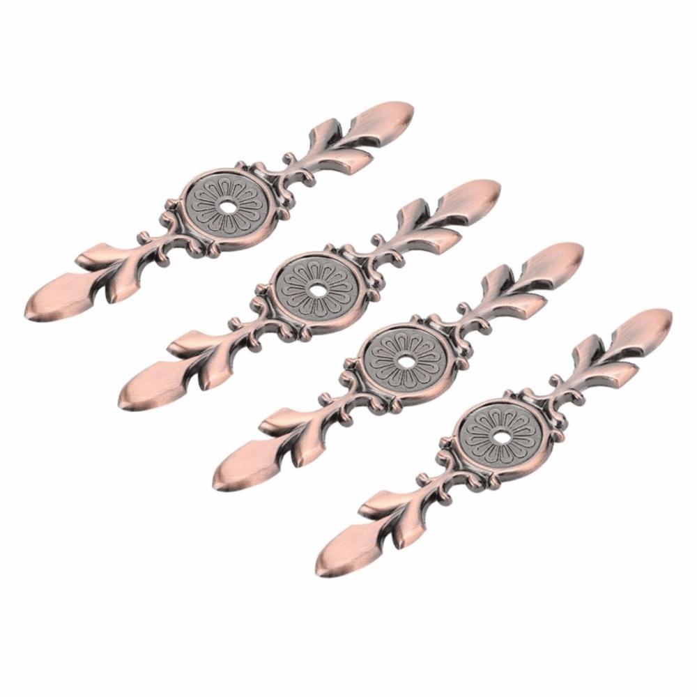 10pcs Zinc Alloy Cabinet Handle Back Plate Retro Style Copper&silver Cabinet Knob Back Plate Single Hole Backplate
