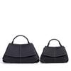 Elegant Commuter Clutch Bag, Genuine Leather Handbag, Large and Small Pleated Bags, High-end Simple Crossbody Bag