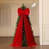 Big Christmas Tree Bow 20 X 71 Inch Outdoor Extra Large Velvet Room Decor Bow Ornament Home Decor For Door Wall Wedding