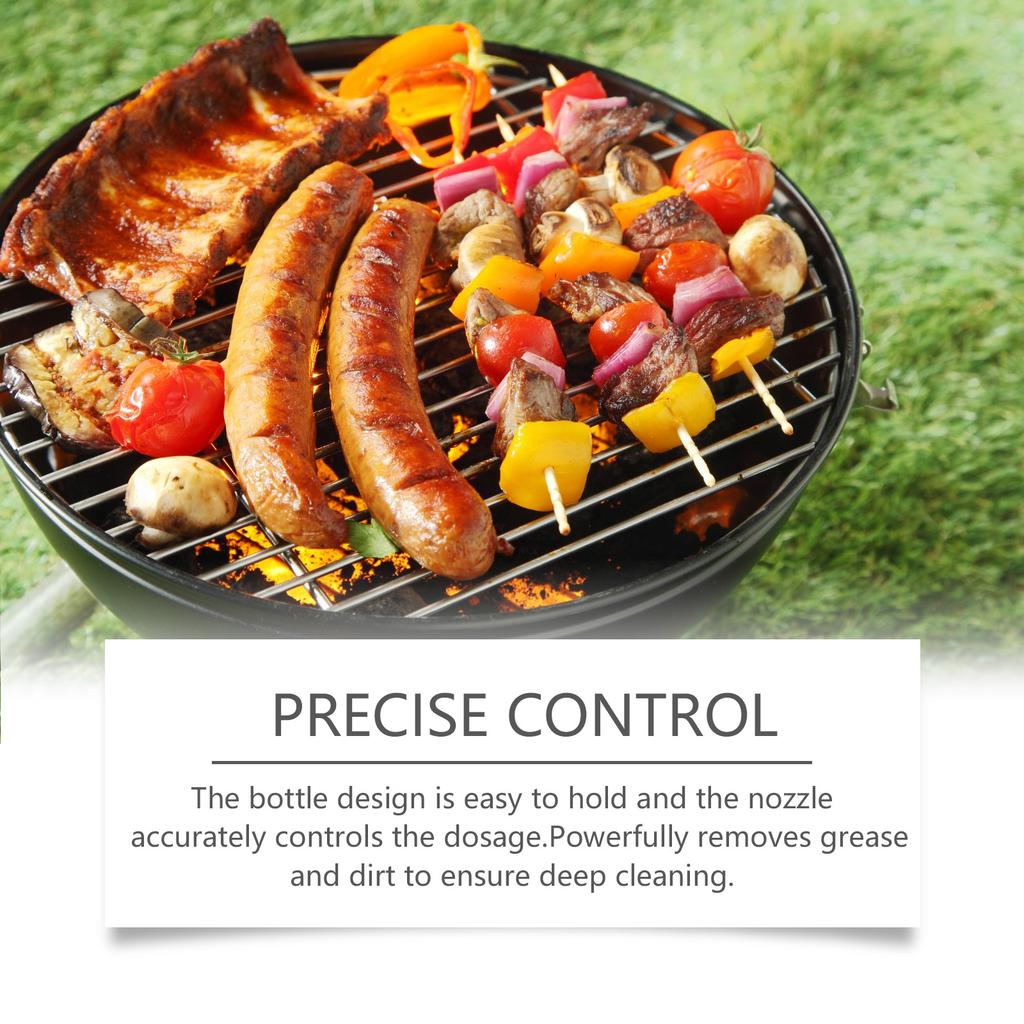 Grill Cleaning Spray For Degreasing And Cleaning Grill Grates Removes Grease Cleans Burnt-On Food Barbecue Cleaning Spray