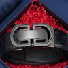 Men'S New Belt Leather Travel Business Belt Simple Casual Versatile Automatic Buckle Belt Premium