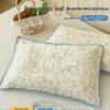 Pair of Pure Cotton Double Layer Gauze Pillowcases (48x74cm) & Baby Pillow Core Cover (30x50cm) for Household & Parent-Child Use