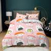 Sushi Duvet Cover Cute Rice Ball Bedding Set Children And Girls Room Decoration Three-Piece Set